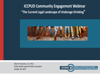 The Current Legal Landscape of Underage Drinking (PDF 934 KB)